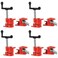 FLK Tech 4 Pack 12 Wood Gluing Pipe Clamp Set Heavy Duty Pipe Clamps Cast Iron Wood Clamps Quick Release for Woodworking Carpentry Home Improvement and DIY Projects