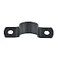 HAHIYO Hahiyo Two Holes Pipe Tube U Bracket Clamps 27MM Heavy Duty No Rust Shiny Strong Resist Wind No Sharp Rigid Strap Clip Conduit Ring Carbon Steel Material Black for Fixing Supporting Decorating