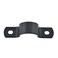 HAHIYO Hahiyo Two Holes Pipe Tube U Bracket Clamps 27MM Heavy Duty No Rust Shiny Strong Resist Wind No Sharp Rigid Strap Clip Conduit Ring Carbon Steel Material Black for Fixing Supporting Decorating