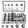 ZIPCCI Cable Clamps Assortment Kit 25 Pack Stainless Steel Rubber Cushion Pipe Clips 14 516 38 12 58 34 inch