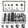 ZIPCCI Cable Clamps Assortment Kit 25 Pack Stainless Steel Rubber Cushion Pipe Clips 14 516 38 12 58 34 inch