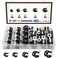 ZIPCCI Cable Clamps Assortment Kit 25 Pack Stainless Steel Rubber Cushion Pipe Clips 14 516 38 12 58 34 inch