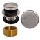 Westbrass Universal Fine or Coarse Thread Replacement TipToe Strainer Drain with 2Hole Faceplate Satin Nickel D93K07