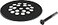 DELTA FAUCET RP7430BL Matte Black Dome Strainer with Screw