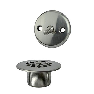 Keeney K82669DSBN Triplever Style Bath Drain Trim Kit Brushed Nickel