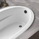 Artiwell Trip Lever Tub Trim Kit Set With Trip Lever Overflow Face Plate Trip Lever Bathtub Drain with Strainer Overflow and Matching Screws OIL RUBBED BRONZE
