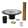 zixixvan Freestanding Tub Drain Roughin Kit for Free Standing BathtubFreestanding Bathtub Tub Drain With Brass Tail Pipe and ABS Plastic Pipe