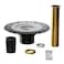zixixvan Freestanding Tub Drain Roughin Kit for Free Standing BathtubFreestanding Bathtub Tub Drain With Brass Tail Pipe and ABS Plastic Pipe