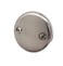Westbrass R32907 318 TwoHole Bathtub Overflow Faceplate and Screws Satin Nickel