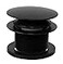 Westbrass D398R62 112 NPSM Coarse Thread Mushroom TipToe Bathtub Drain Stopper Matte Black