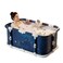 Simcat Portable Foldable Bathtub Collapsible Tub Travel Bath Tub for Shower Soaking Hot SPA and Ice Bath Tub Cosmic Planets