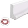 Ejoycos Collapsible Shower Threshold Water Dam Buthtub Water Stopper Shower Barrier Rubber Dam Silicon Water Blocker Dry and Wet Separation for Bathroom 39Inch