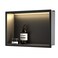 Bernkot Stainless Steel Shower Niche 18 X 12 Matte Black with Led Light Waterproof No Tile Need Shower Niche for Bathroom Storage Recessed Wall Niches