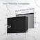 Bernkot Stainless Steel Shower Niche 18 X 12 Matte Black with Led Light Waterproof No Tile Need Shower Niche for Bathroom Storage Recessed Wall Niches
