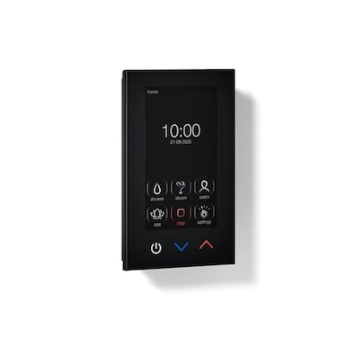 Kohler KOHLER 99693PNA DTV TouchScreen Digital Shower Interface MultiSensory Shower Experience Control Panel Black