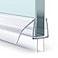 AmazerBath 3 PCS Shower Door Bottom Seal for 3810mm Glass 1575 Inches x 3 3 Section Segmented Shower Installation Kit Frameless Glass Door Seal Strip
