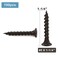 SG TZH 8 x 114 Wood Screw 100PCS Black Phosphate Coated Stainless Flat Truss Head Fast Self Tapping Drywall Screws by