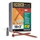 Deck Plus 3 Inch Epoxy Coated Exterior Wood and Fence Screws 10 x 3 TorxStar Drive Included Coarse Thread Outdoor Rust Resistant Decking Screw Red 1lb Box 62 Pieces 48432