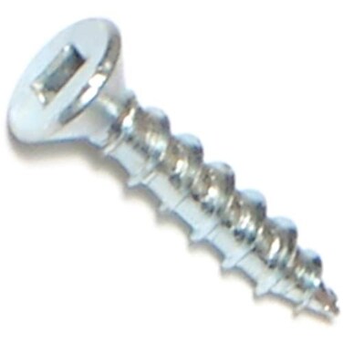 Hard-to-Find Fastener HardtoFind Fastener 014973302139 Square Drive Flat Wood Screws 6 x 34 Piece145