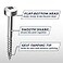 Kreg Zinc PocketHole Screws SPSF075100 34Inch Fine Thread Pan Head Indoor 100 Count