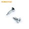 POWERTEC 6 x 58 Wood Screws 100 PCS ZincPlated SelfTapping Flat Head Phillips Screws with Deep Thread for Crafts Wood Drywall T Track QWS1001