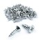 POWERTEC 6 x 58 Wood Screws 100 PCS ZincPlated SelfTapping Flat Head Phillips Screws with Deep Thread for Crafts Wood Drywall T Track QWS1001