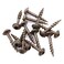 Rok Hardware 8 x 1 Pocket Hole Deck Screws Square Drive Round Washer Head Wood Deep Coarse 100 Pack