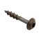Rok Hardware 8 x 1 Pocket Hole Deck Screws Square Drive Round Washer Head Wood Deep Coarse 100 Pack