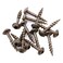 Rok Hardware 8 x 1 Pocket Hole Deck Screws Square Drive Round Washer Head Wood Deep Coarse 100 Pack