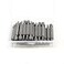 TEMO 25 pc 0 Square Robertson 2 Inch Screwdriver Insert Bits Durable S2 Steel with Heavy Duty Storage Container