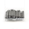 TEMO 25 pc 0 Square Robertson 2 Inch Screwdriver Insert Bits Durable S2 Steel with Heavy Duty Storage Container