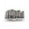 TEMO 25 pc 0 Square Robertson 2 Inch Screwdriver Insert Bits Durable S2 Steel with Heavy Duty Storage Container