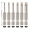 Toolcool 6 Pcs Slotted Screwdriver Bit Set Magnetic Flat Head Bits 2060mm 14 Inch Hex Shank 2 Inch Long