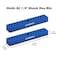 CASOMAN 2PCS 14 Hex Bit Organizer with Magnetic Base Blue 86 Hole Bit Organizer with Strong Magnetic Base Magnetic Bit Organizer for Your Specialty
