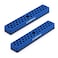 CASOMAN 2PCS 14 Hex Bit Organizer with Magnetic Base Blue 86 Hole Bit Organizer with Strong Magnetic Base Magnetic Bit Organizer for Your Specialty