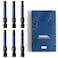 DiSSEL 4mm Hex Bit Set Metric Magnetic 4 mm Allen Wrench Durable S2 Steel Hex Driver for Bike Furniture RC Repairs 6pc Impact Grade Allen Bits Designed for Precision and Durability