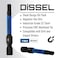 DiSSEL 4mm Hex Bit Set Metric Magnetic 4 mm Allen Wrench Durable S2 Steel Hex Driver for Bike Furniture RC Repairs 6pc Impact Grade Allen Bits Designed for Precision and Durability