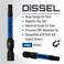 DiSSEL 4mm Hex Bit Set Metric Magnetic 4 mm Allen Wrench Durable S2 Steel Hex Driver for Bike Furniture RC Repairs 6pc Impact Grade Allen Bits Designed for Precision and Durability