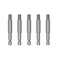 FOCMKEAS 5PCS T45 Magnetic Tamper Proof Torx Screwdriver Bits 14 Inch Hex Shank 2 Inch Length S2 Steel Security Drill Torx Head Drill Screw Driver Tools50mm Long Star 6 Point