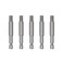 FOCMKEAS 5PCS T45 Magnetic Tamper Proof Torx Screwdriver Bits 14 Inch Hex Shank 2 Inch Length S2 Steel Security Drill Torx Head Drill Screw Driver Tools50mm Long Star 6 Point