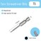 FOCMKEAS 5PCS T5 Magnetic Torx Screwdriver Bits 14 Inch Hex Shank 2 Inch Length S2 Steel Drill Torx Head Drill Screw Driver Tools50mm Long Star 6 Point