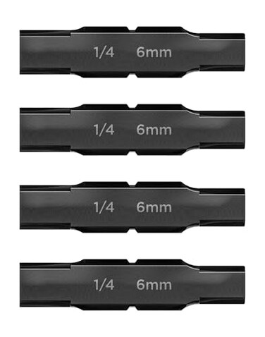 GALVANOX Galvanox Hex 14 6mm Double Sided Replacement Bits for Leatherman Multitools 4 Pack