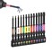 GEINXURN Geinxurn 3Impact Torx Screwdriver Bits Set13Pcs Magnetic S2 Steel Long Extension Star Driver Bits Set T7T40 with Color Coded Base