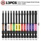 GEINXURN Geinxurn 3Impact Torx Screwdriver Bits Set13Pcs Magnetic S2 Steel Long Extension Star Driver Bits Set T7T40 with Color Coded Base