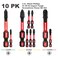 GEINXURN Geinxurn Antislip Hex Impact Tough Magnetic Screwdriver Bits Set 2 in PH1PH2PH3 Insert Driver Bits10Pack 14 Inch Hex Shank Phillips Cross Screwdriver Bits Set