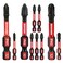 GEINXURN Geinxurn Antislip Hex Impact Tough Magnetic Screwdriver Bits Set 2 in PH1PH2PH3 Insert Driver Bits10Pack 14 Inch Hex Shank Phillips Cross Screwdriver Bits Set