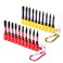 GEINXURN Geinxurn Impact Torx Screwdriver Bits Set 20 Pieces 2Security T7T40 Magnetic S2 Steel Multi Star Driver Bits with Soft Hanging Strips