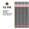 GEINXURN Impact Tough 2 Square 6 in Power Driver Bits10Pack SQ2 Screwdriver Bits Set 6Long Impact BitBulk