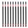 GEINXURN Impact Tough 2 Square 6 in Power Driver Bits10Pack SQ2 Screwdriver Bits Set 6Long Impact BitBulk