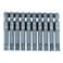 Haosie 50mm Slotted Screwdrivers Bit 10pcs Magnetic Flat Head Bits 14inch Hex Shank Magnetic Tip Slotted Screwdriver Bits Alloy Steel Flat Head H63x50xSL6mm